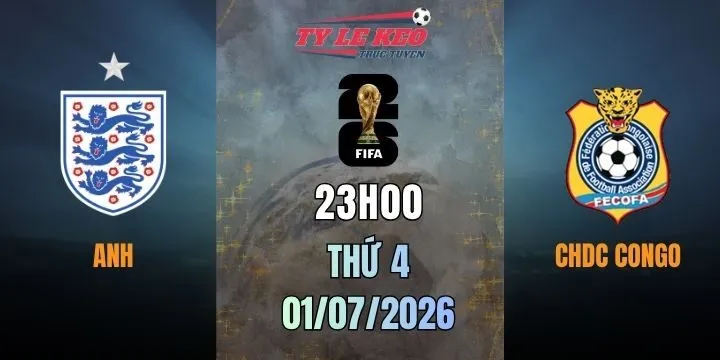 Kèo nhà cái Anh vs CHDC Congo