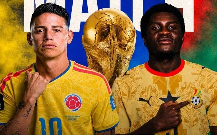 Điểm nóng đáng chú ý trong trận đấu vòng 32 đội World Cup 2026 giữa Colombia vs Ghana