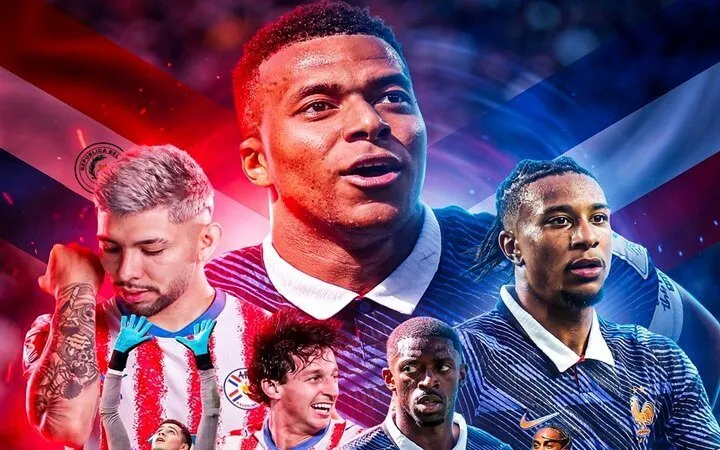 Thông tin về trận đấu vòng 26 đội giữa Paraguay vs Pháp
