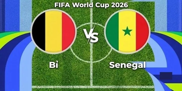 Thông tin về trận Bỉ vs Senegal vòng 32 đội World Cup 2026