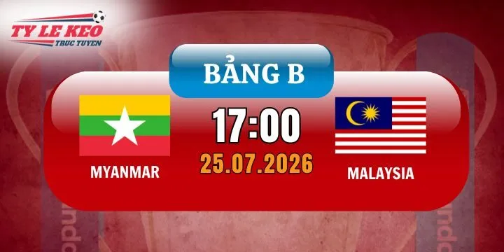 Tỷ lệ kèo Myanmar vs Malaysia